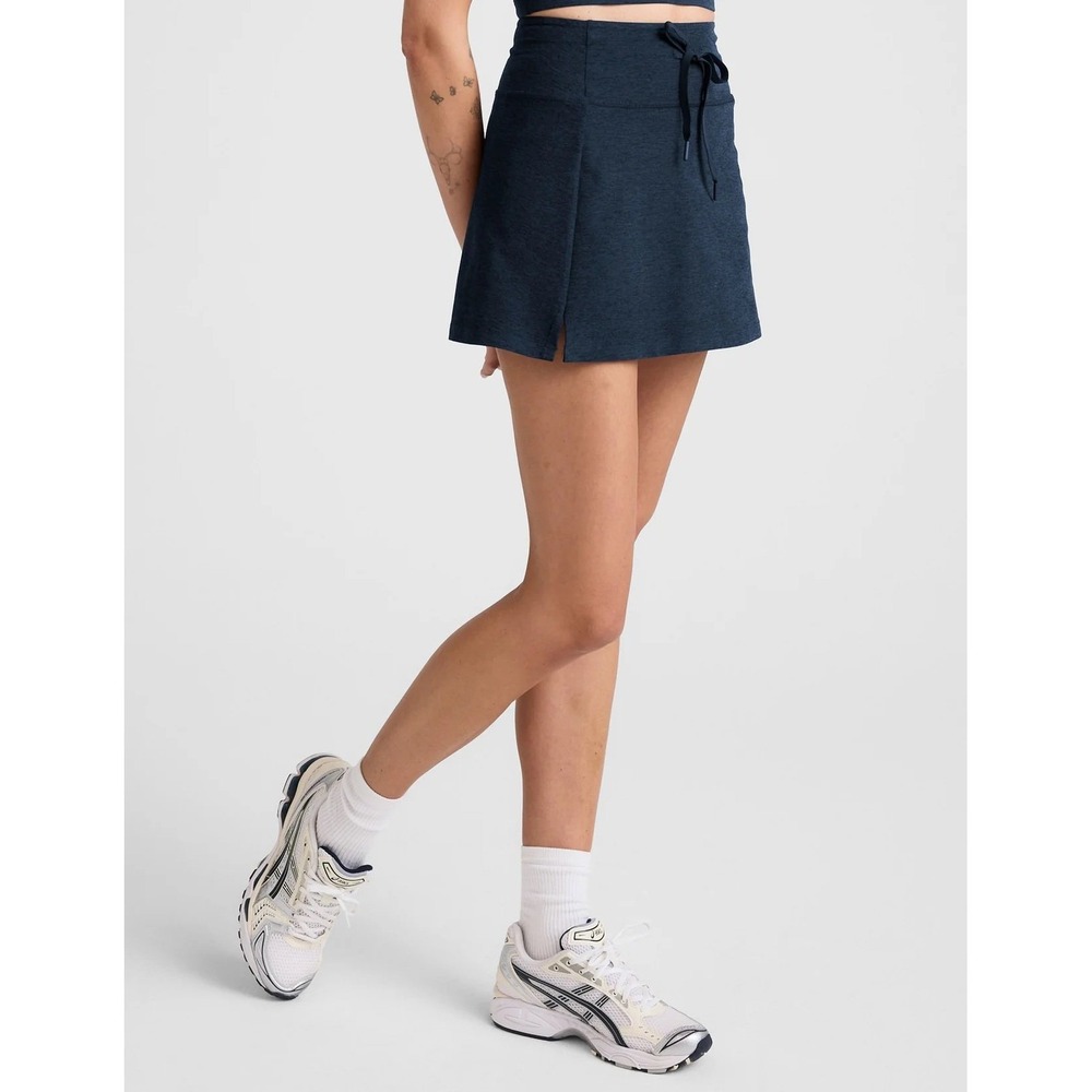 NWT Beyond Yoga Spacedye Go Pocket Skirt Nocturnal Navy Size XL Skort